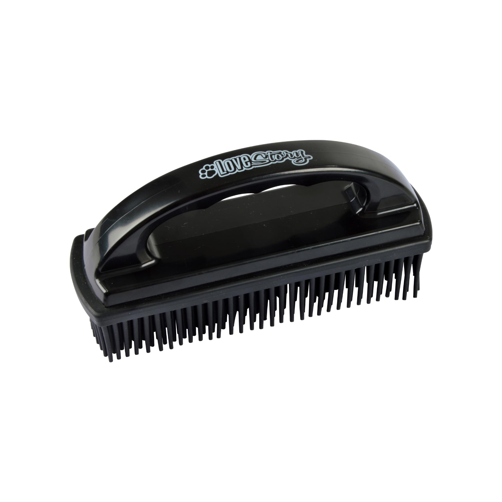 Love Story, Anti-Static Effect Hair Brush with Handle Plastic 15 x 4.5 x H 8.5 cm Black