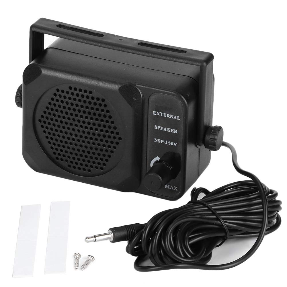 Car Radio External Speaker 2‑Way Radio CB HF VHF UHF Transceiver Car Accessory NSP‑150V