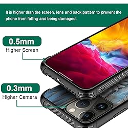 CARLOCA Compatible with iPhone 12 Case,Wood Grain