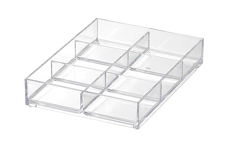 Likeit Mx T11 Drawer Organizer Tray Mini 6 Compartment Clear