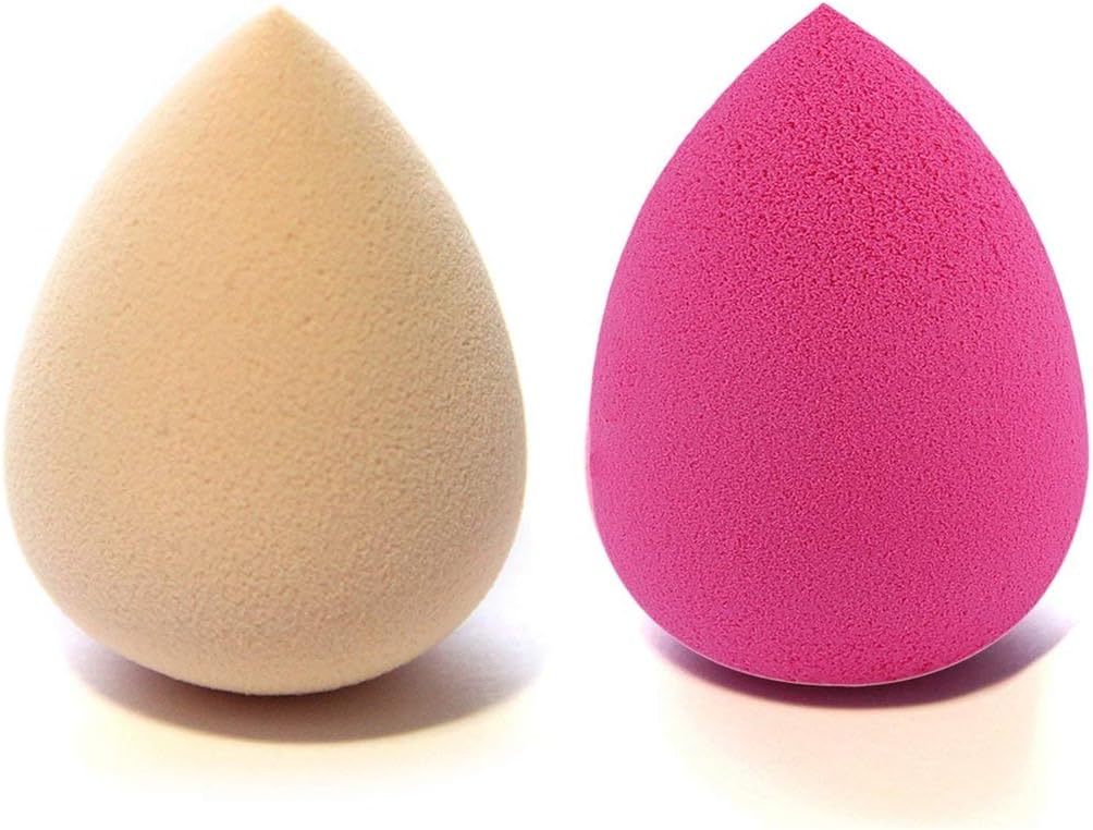 SeniorMar 2pcs Makeup Foundation Sponge Great Beauty Sponge Makeup Blending Foundation Smooth Sponge Cosmetic Puff Make Up Tool