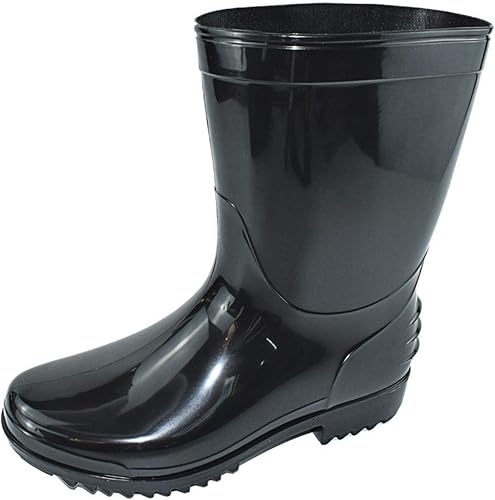 Amazon イグル レインブーツ メンズ 長靴 黒 ブラック 完全防水 雨の日 おしゃれ シンプル 梅雨 台風 消臭 防滑 靴 ロングレイン ブーツ 軽量 ロングブーツ 園芸 雨の日 雨靴 作業靴 ロング丈 ハイカット やわらかい 防水レインシューズ イグル アウトドア