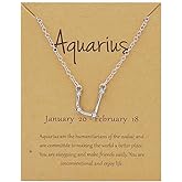 Rhinestone Zodiac Pendant Necklace for Women Silver Crystal 12 Constellation Necklaces Horoscope Sign Star Gemini Necklace Friendship Jewelry