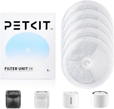 PETKIT 3.0 Filter Unit Replacement 5pc for EVERSWEET Solo 2/3 Pro 3 Pro UVC