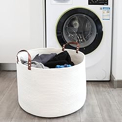 XXL Large Baskets for Storage 20"X20"X13" Cotton
