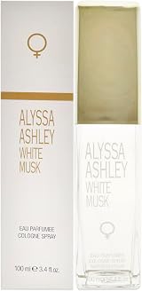 Alyssa Ashley White Musk Eau de Cologne Spray 100ml Unisex Warm Floral Citrus view 1