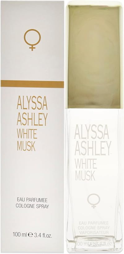 Alyssa Ashley White Musk Eau de Cologne Spray 100ml Unisex Warm Floral Citrus