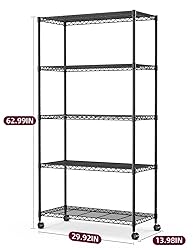 Simple Deluxe Heavy Duty 5-Shelf Storage Shelving