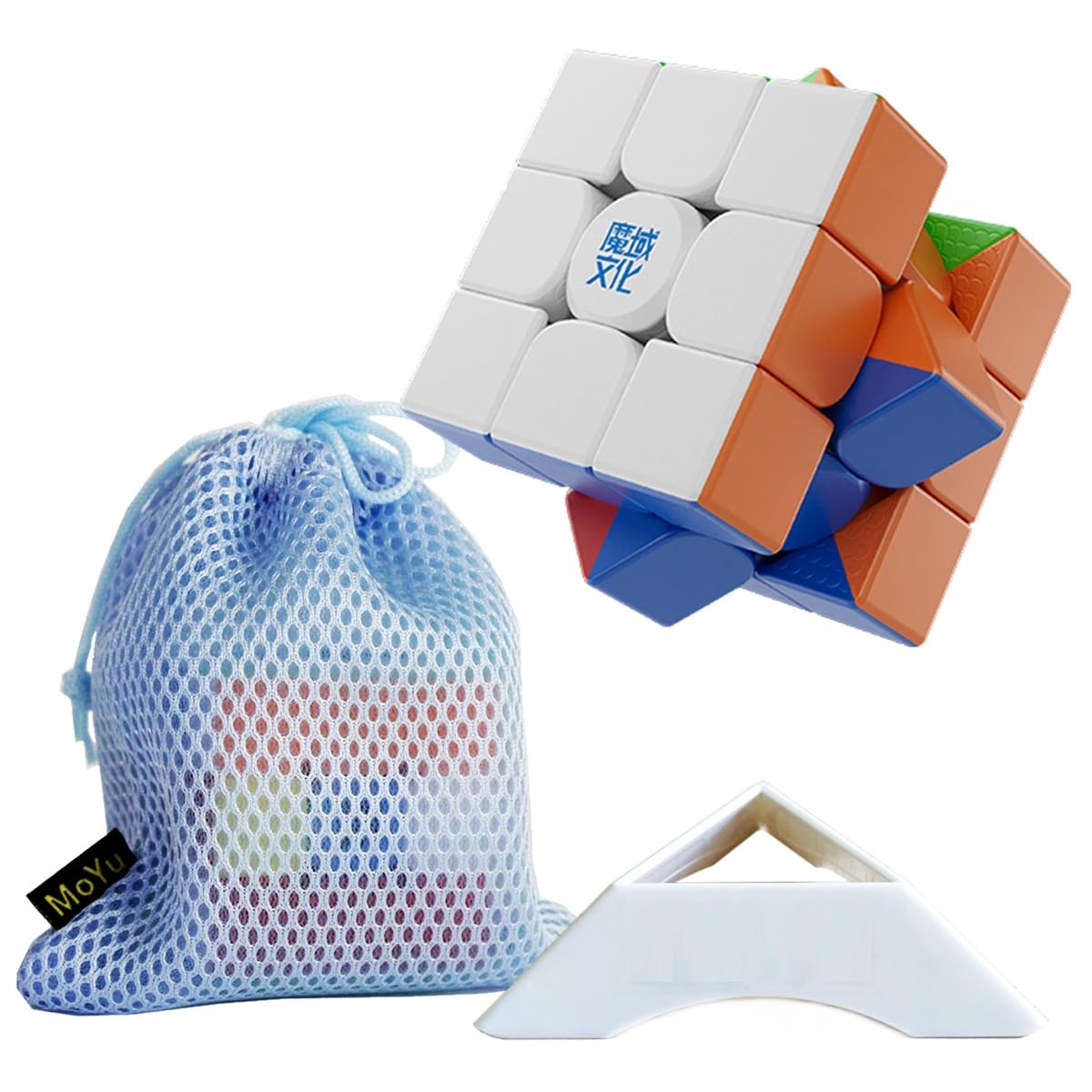 2024 MoYu WeiLong WRM V10 3x3x3 M Version 3x3 55.5mm Speed Magic Puzzle Cube Stickerless MY8293 with Cube Stand and bag