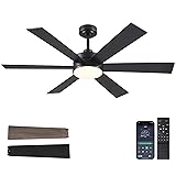 Farmhouse Rustic Ceiling Fans with Lights and