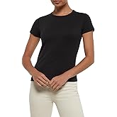 Three Dots Womens Crew Neck Short Sleeve Tee