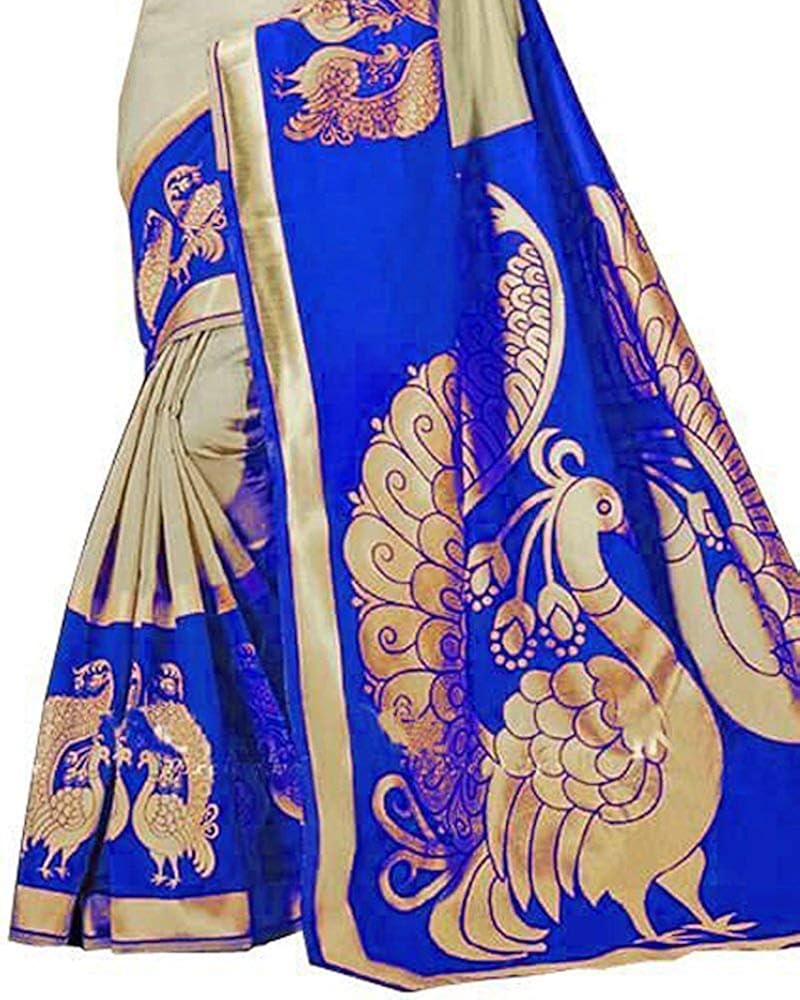 gle silk saree with blouse piece ideal for women's & girls
