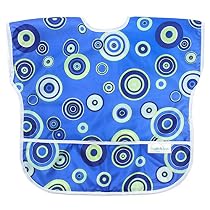 Bumkins Waterproof Junior Bib, Blue Fizz (1-3 Years)