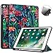 Fintie iPad 9.7 2018 Case with Built-in Apple Pencil Holder - [SlimShell] Lightweight Soft TPU Back Protective Stand Cover with Auto Wake/Sleep for Apple iPad 2018 9.7 Inch (6th Gen), Jungle Night