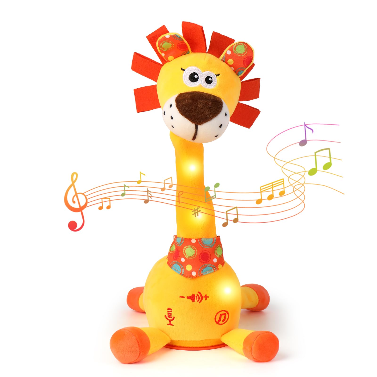 Edencomer Singing Dancing Lion Toy, Volume Control Talking Lion Speaking Toys for Baby Toddler Encourage Speech, Birthday Gifts for Kids Boys Girls — image 1