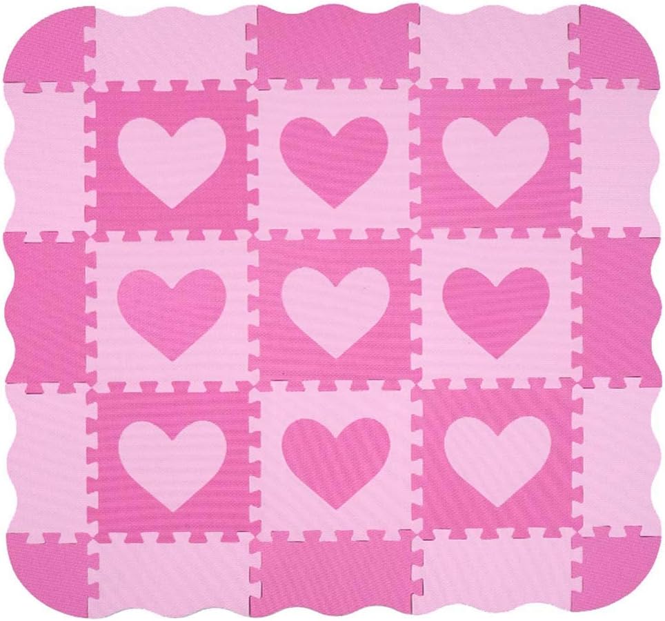 Tapis En Mousse Pour Puzzle Bebe Pour Ramper Avec Cloture 48 X 48 Tapis Rampant Pour Tapis De Decor Pour Fille Garcon 1 Amazon Fr Sports Et Loisirs