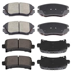 cciyu D1421 D1430 Front & Rear Disc Brake Pads Kit