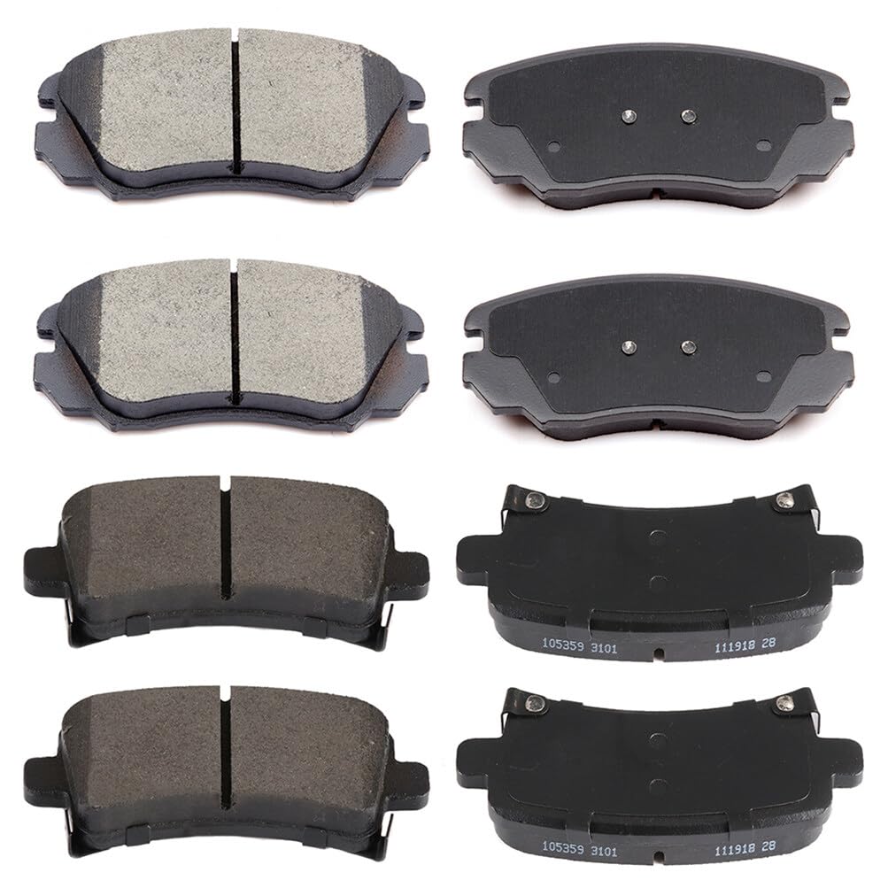 cciyu D1421 D1430 Front & Rear Disc Brake Pads Kit