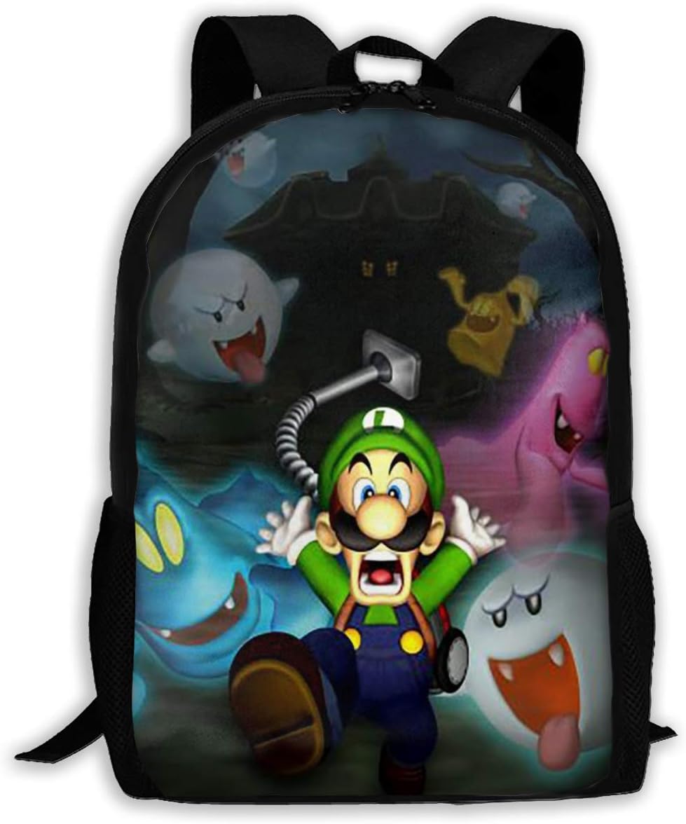 ATIWING Lui_Gi's Man-Sion 3 3D Printing School Bag Leisure Hiking Bag Outdoor Daypack for Adult