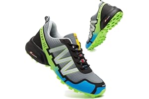 GoodValue Trail Running Shoes Men Waterproof Walking Hiking Running Shoes for Men Non-Slip All-Terrain Shoes