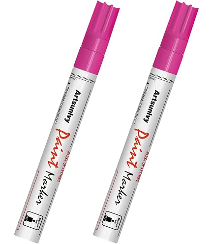 Marcador Permanente Para Tela Punto Fino - Color Magenta | Ideal Para Detalles En Ropa, Arte Y Decoración