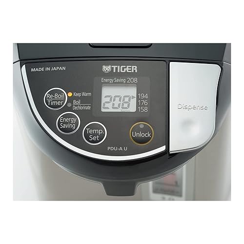 Tiger PDU-A30U-K Electric Hot Water Boiler and Warmer, Stainless