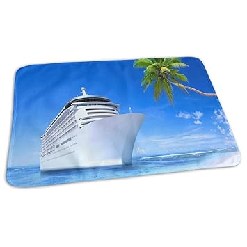 Changing Pad Travel Beach Island Sunny Blue Baby Diaper
