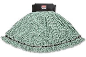 Rubbermaid Commercial 1924815 Maximizer Mop Head, Microfiber Blend, Medium, Green, for Commercial/Professional Cleaning/Mopping