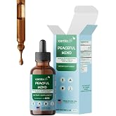 Centovita Peaceful Minds, Calm &amp; Focus Magnesium Herbal Formula for Children, Magnesium Citrate Liquid for Kids,Magnesium Drops for Kids Sleep, Sugar &amp; Gluten-Free Supplement, Berry Flavor 1 OZ
