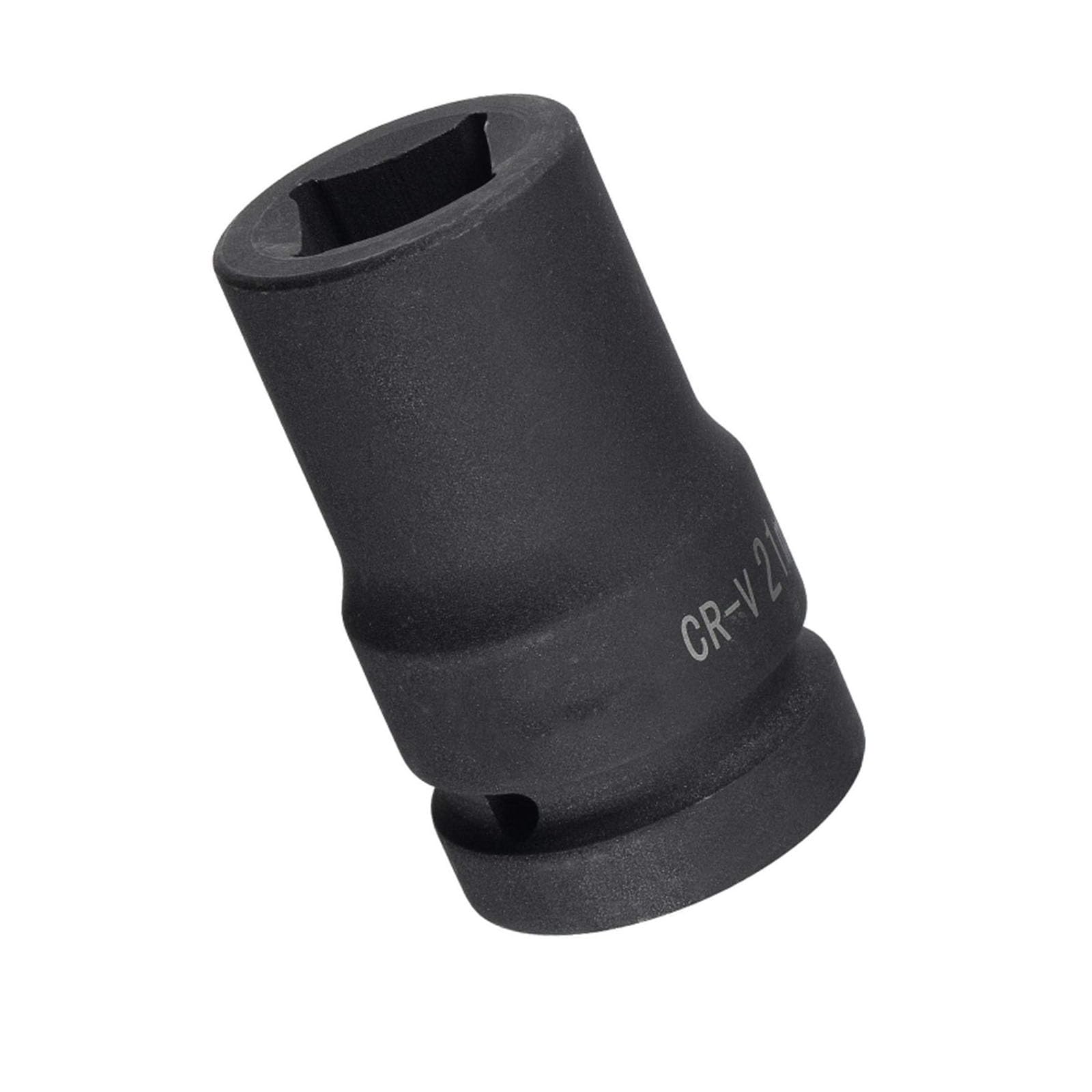 TOP-VIGOR 1 Inch Drive by 22mm Square Impact Socket, Durable Reliable CR-MO 80mm Length, Standard Metric Sizes for Home Car Repair