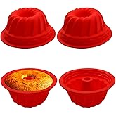 AVIDON silicone cake pan, mini silicone Cake Molds, Bakeware Non Stick 6 inch Pan for cake, jello, Silicone Baking Molds for Cakes, Round