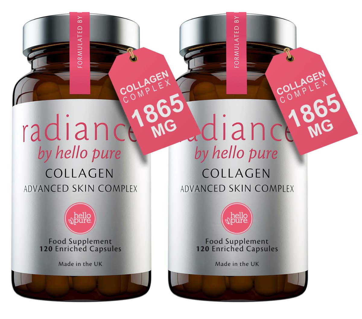 Buy Ultra Potent Marine Collagen Supplement Complex 1865mg Hyaluronic & Immune Boosting s C