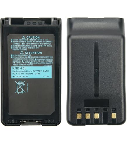 Amazon.com: Vineyuan KNB-55L Replacement Battery for Kenwood NX