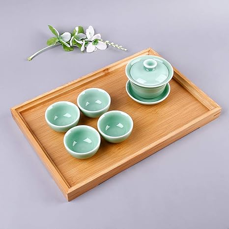 Amazon Co Jp Lb 木製トレイ 22 14 2 6cm 木製トレー お盆 木製プレート 自然素材 お茶盆 皿 お盆 卓上用品 おしゃれ 四角 長方形 和風 キッチン用品 果物入れ 小物入れ 飲み物入れ カフェトレイ 便利 ホーム キッチン