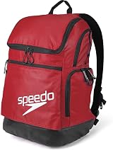 Speedo Teamster 2.0 Rucksack 35L Backback Swim Bag Red One Size view 3