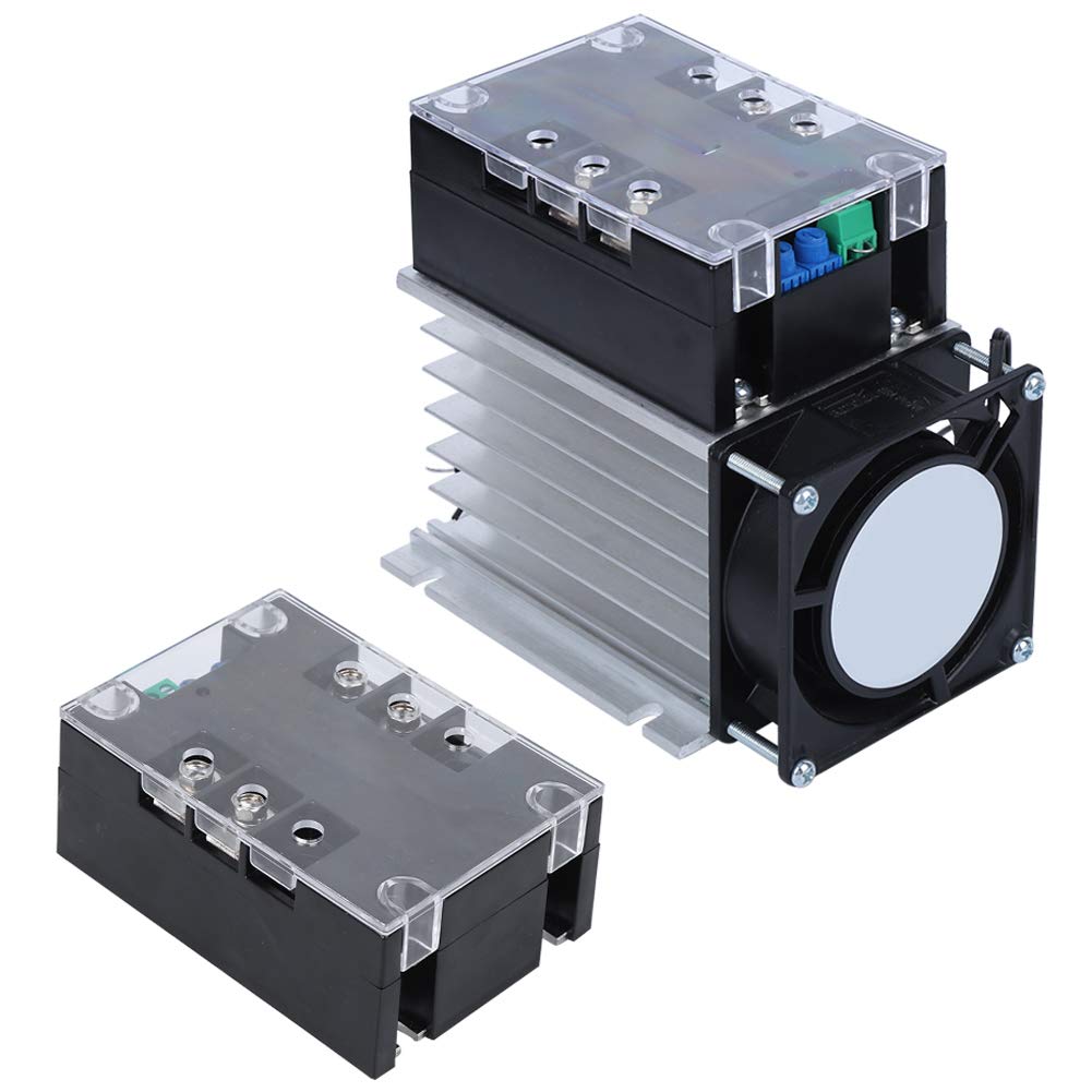 Oumefar SSR 40WA R1 1 5KW Motor Start Board with Aluminum Bottom Switching Control Motor Soft Start Control Module for Single Phase Motor(Module)