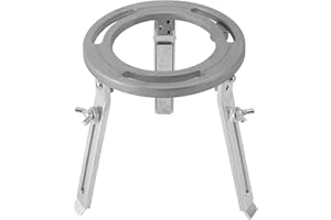 RASTKY Oil Burner Tripod Stand Durable Iron Heating Support for Chemical Experiments Laboratory 5.9-8.7in for Fuel Lamps