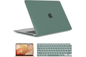 iBenzer Compatible with New MacBook Air 13 inch case 2022 2021 2020 M1 A2337 A2179 A1932, Hard Shell Case&Keyboard Cover&Scre