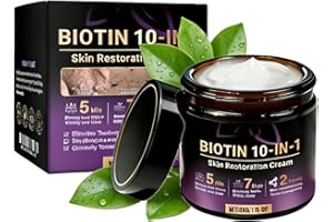 Biotin 10-in-1 Skin Restoration Cream, 2026 New Professional Skin Treatment Cream, 50g Comprehensive Repair Creams for Fine L