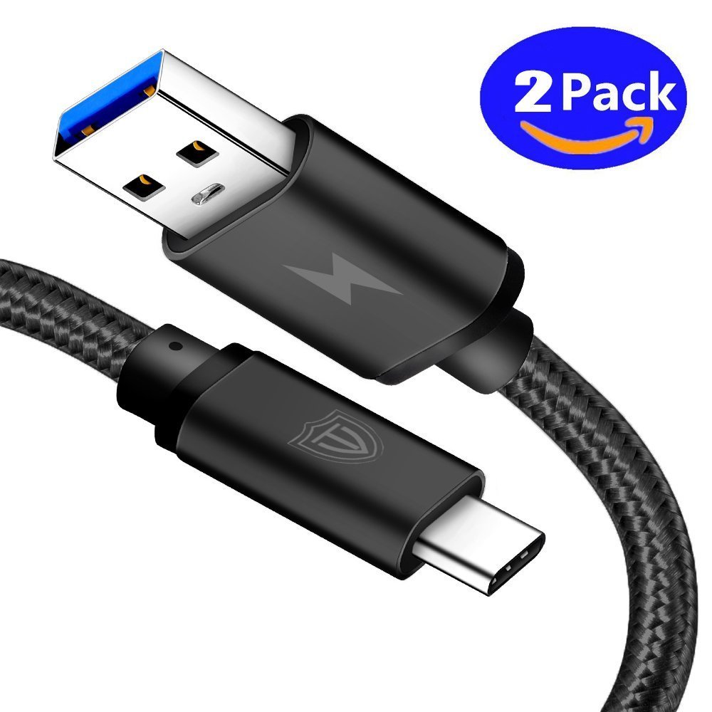 USB C Kabel auf USB 3.0 Homore (6.6 ft) lebenslange Garantie USB 3.1 Nylon Datenkabel Ladekabel für Typ C Geräte wie Samsung Galaxy S9+ / S9 / S8+ / S8 , MacBook Pro 2016 , HUAWEI P10/9 usw.