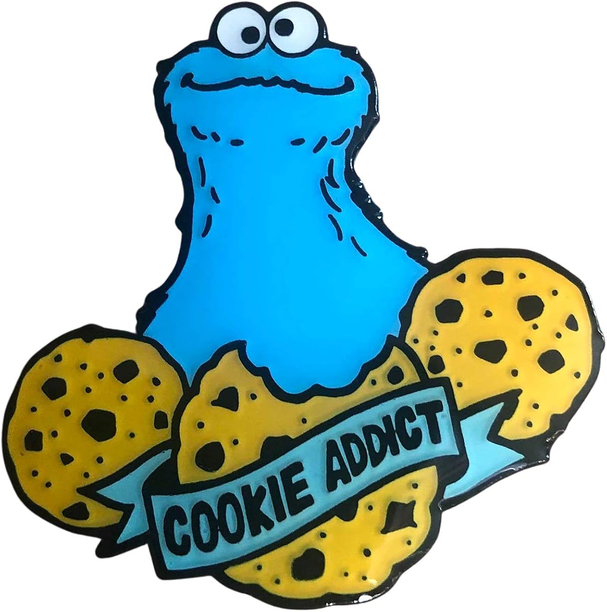 Cookie Monster's Cookie Addict Official Collectible Enamel