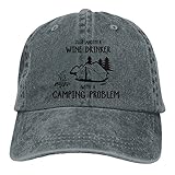 Huayaa Hat Camping Problem Denim Skull Cap Cowboy
