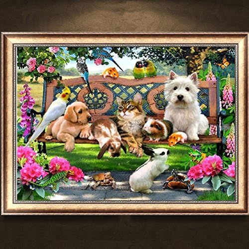 Mingo Cat Dog 5D DIY Diamond Painting Of Crystals Embroidery Needlework Cross Stitch For Wall Home Decor