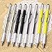 KEWAYO Screwdriver Pen Pocket Multi-Tool 6 in 1 - Multi-Functional & Sturdy Tool, With Scale Ruler, Spirit Level, Ballpoint Pen, Stylus & Small Screwdriver Set