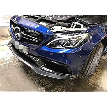 Amazon.com: 2015-2016 Mercedes Benz C63 W205 Front Splitter Lip Spoiler // Carbon Fiber CF (PSM ...