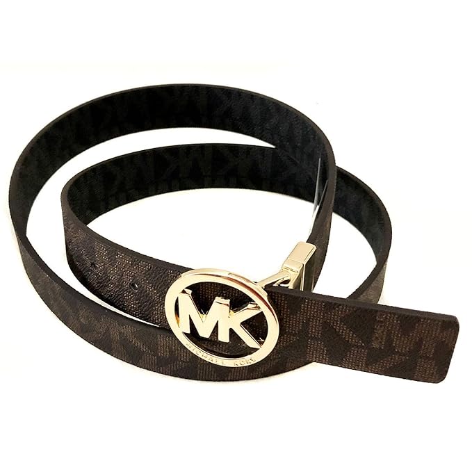 Michael Kors Gürtel Gr.XL, Länge 110cm, Breite 3cm, Wendegürtel-Reversible, braun innen schwarz, Damengürtel