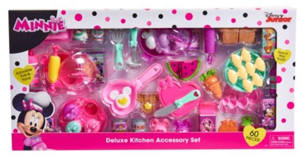 minnie deluxe kitchen accessory set