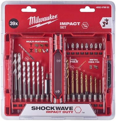 Milwaukee 39pc Shockwave Screwdriver Drill Bit Set
