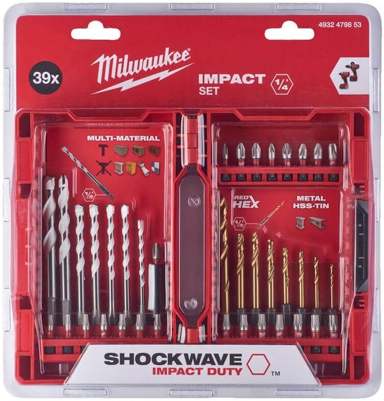 Milwaukee 39pc Shockwave Screwdriver Drill Bit Set