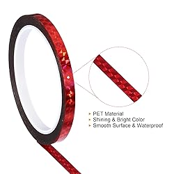PATIKIL Prism Tape 0.3 Inch x 55 Yards, Holographic